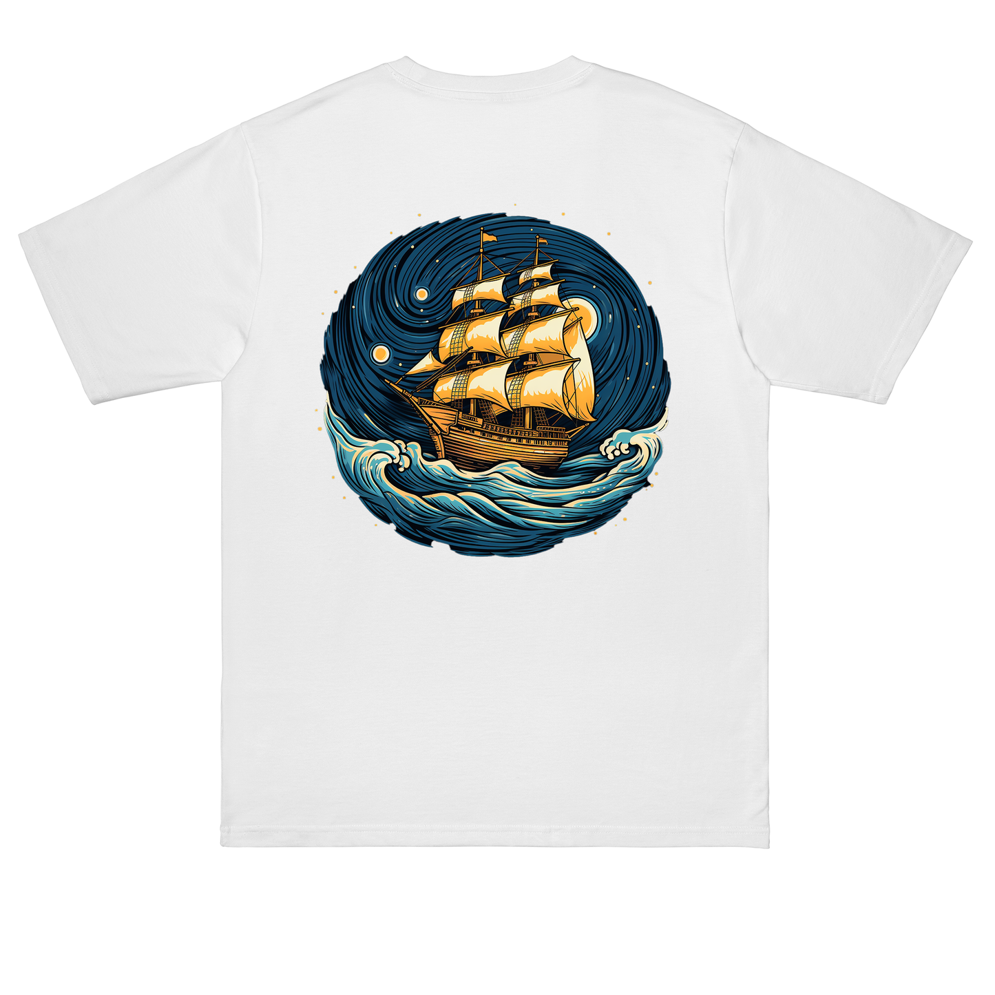 Starry Night Ship - Essentials Relaxed Tee