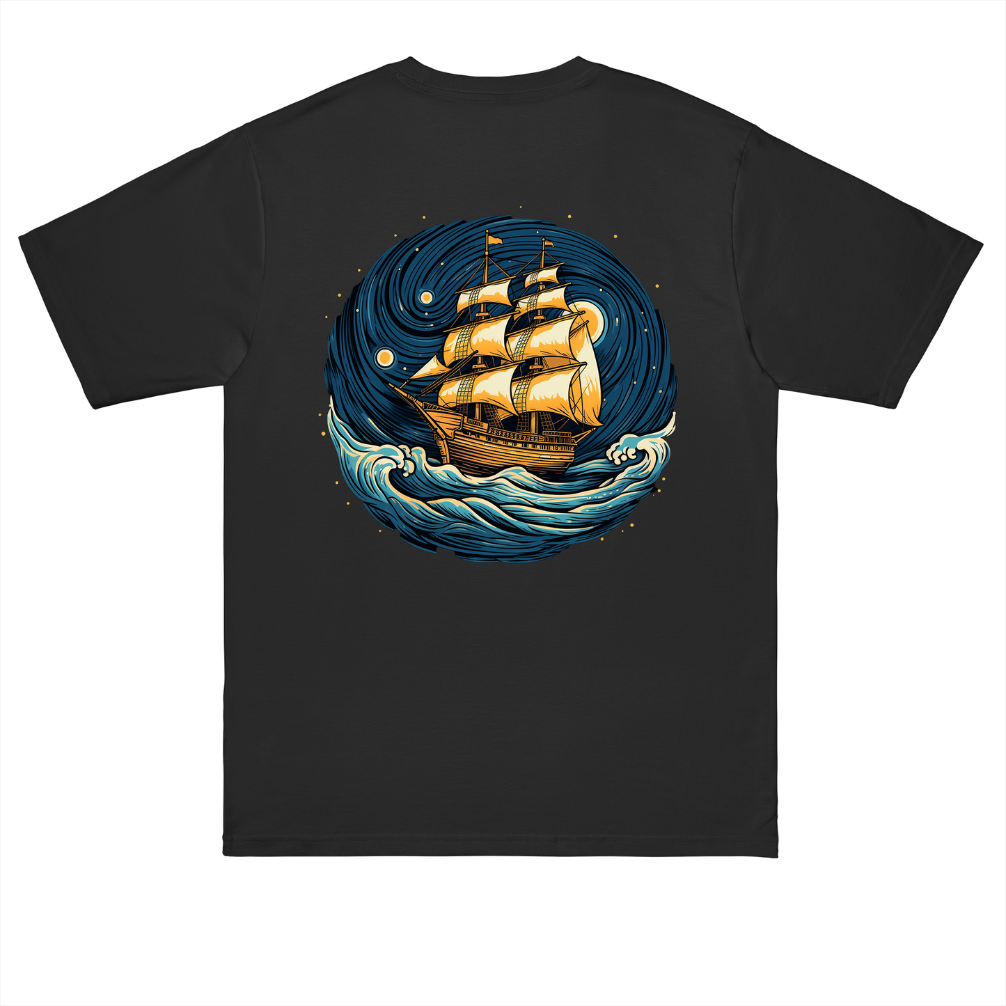 Starry Night Ship - Essentials Relaxed Tee