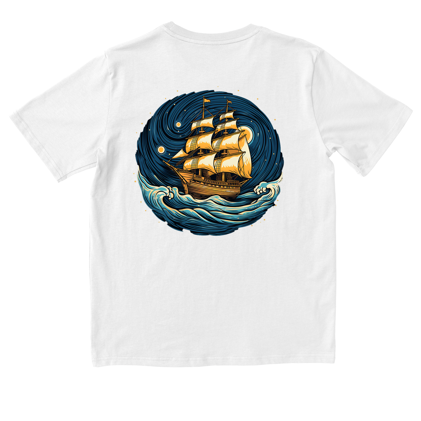 Starry Night Ship - Premium Relaxed Tee