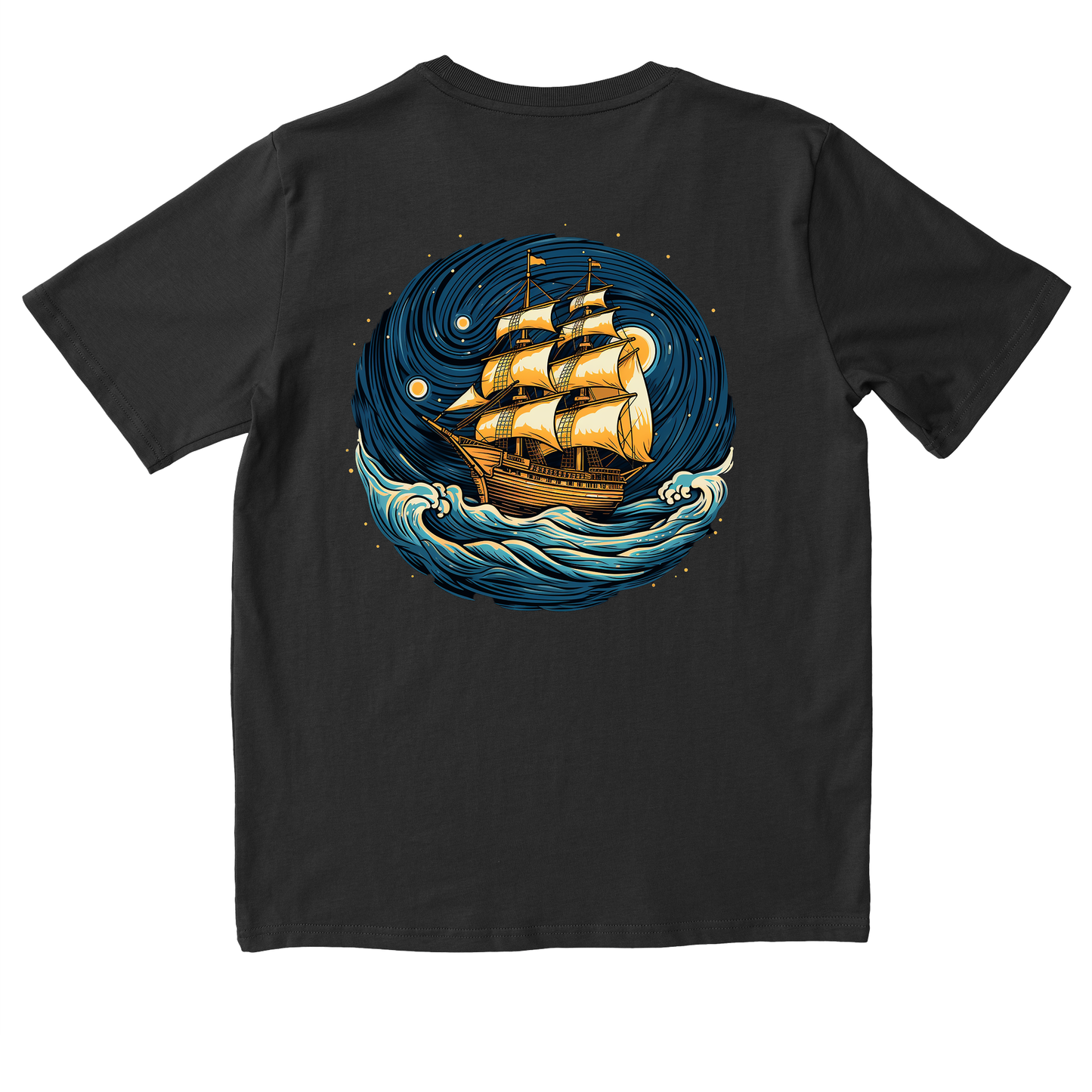 Starry Night Ship - Premium Relaxed Tee